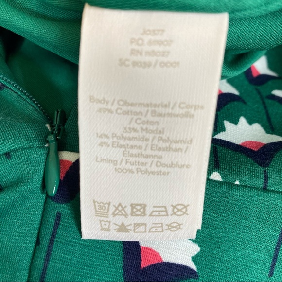 BODEN  Leonie Ponte MIDI Dress in Forest Green - Picture 9 of 12